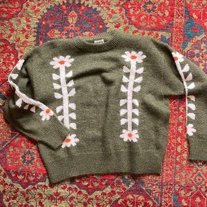 Degen flower sweater S/M